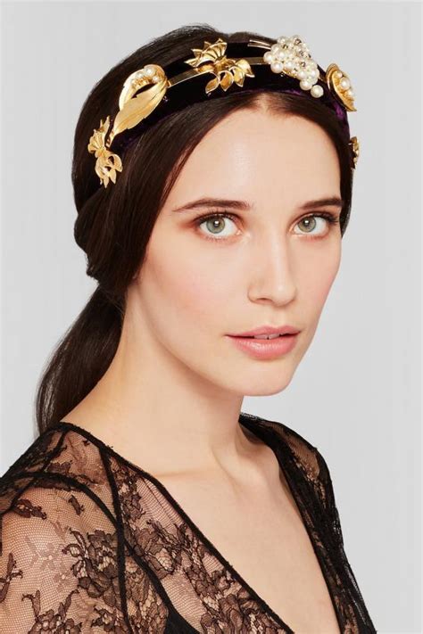 dolce gabbana hair accessories|More.